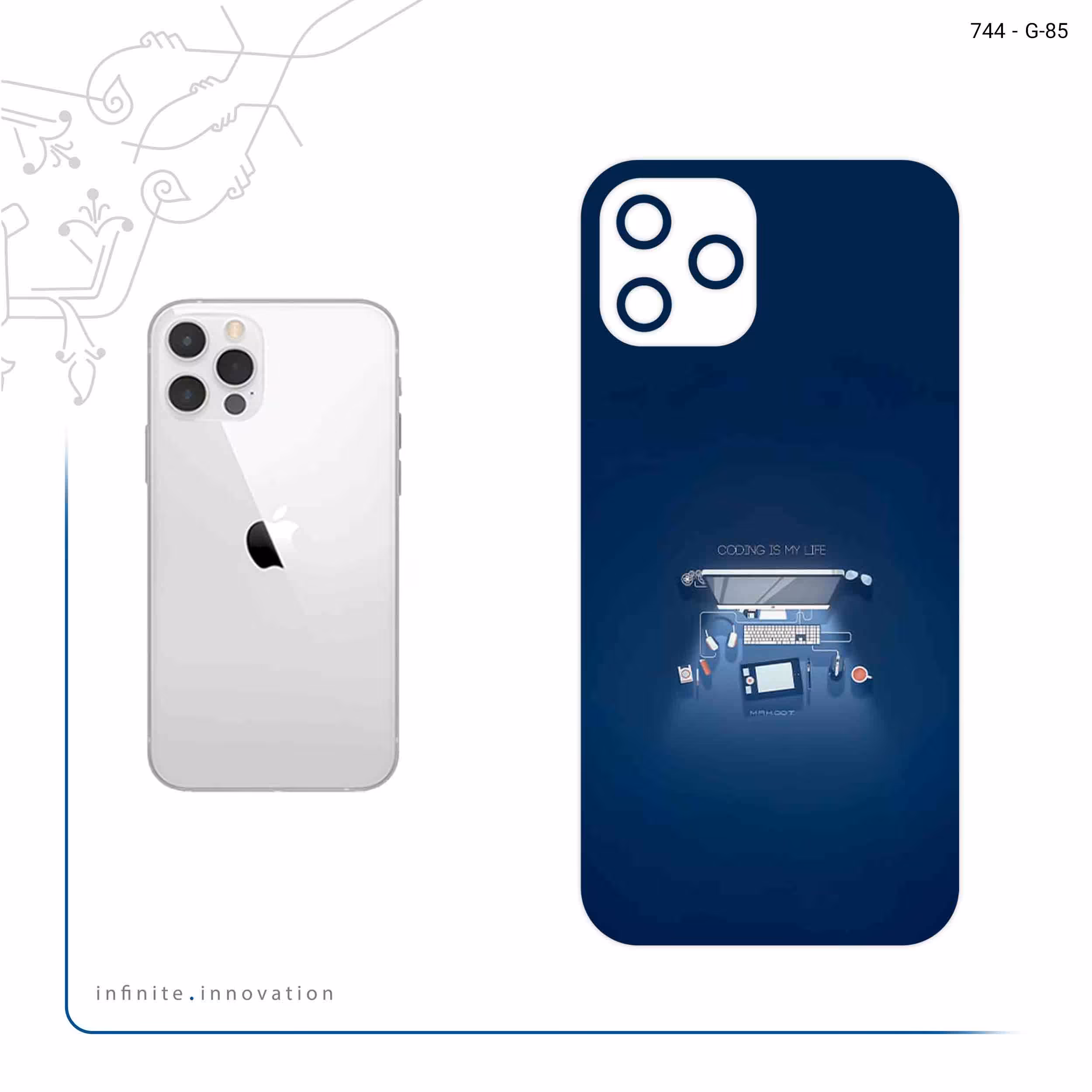 برچسب پوششی ماهوت مدل Programming 3 مناسب برای گوشی موبایل اپل iPhone 12 Pro