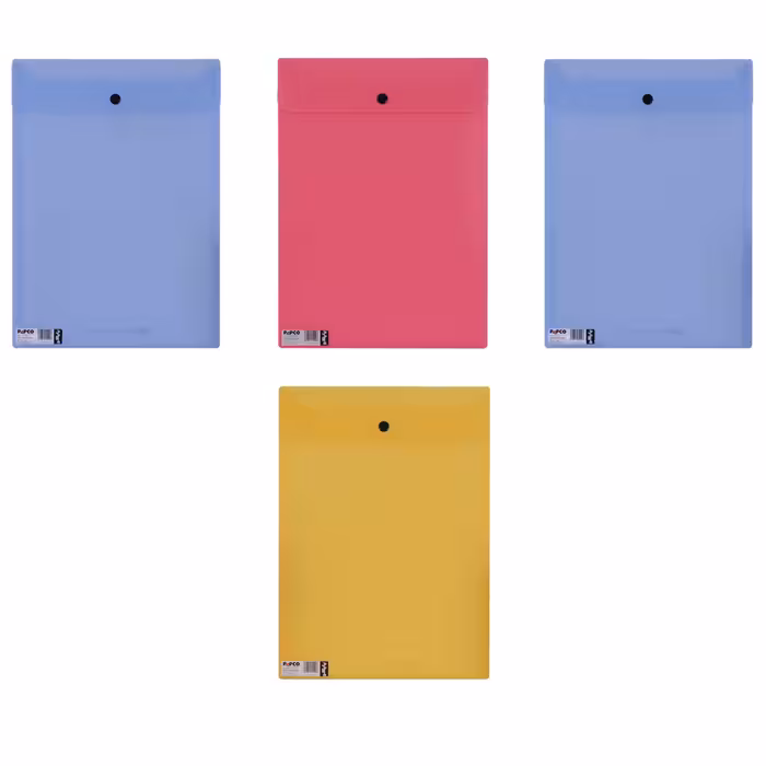 پوشه دکمه دار پاپکو مدل 117 بسته 12 عددی