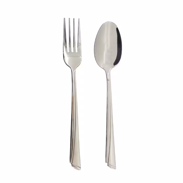 ست قاشق و چنگال 12 پارچه مدل ماینز ناخنی کد UN-3615