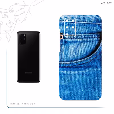 برچسب پوششی ماهوت مدل Fabric Texture 7 مناسب برای گوشی موبایل سامسونگ Galaxy S20 Plus