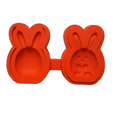 قالب مدل سیلیکونی طرح خرگوش سه بعدی