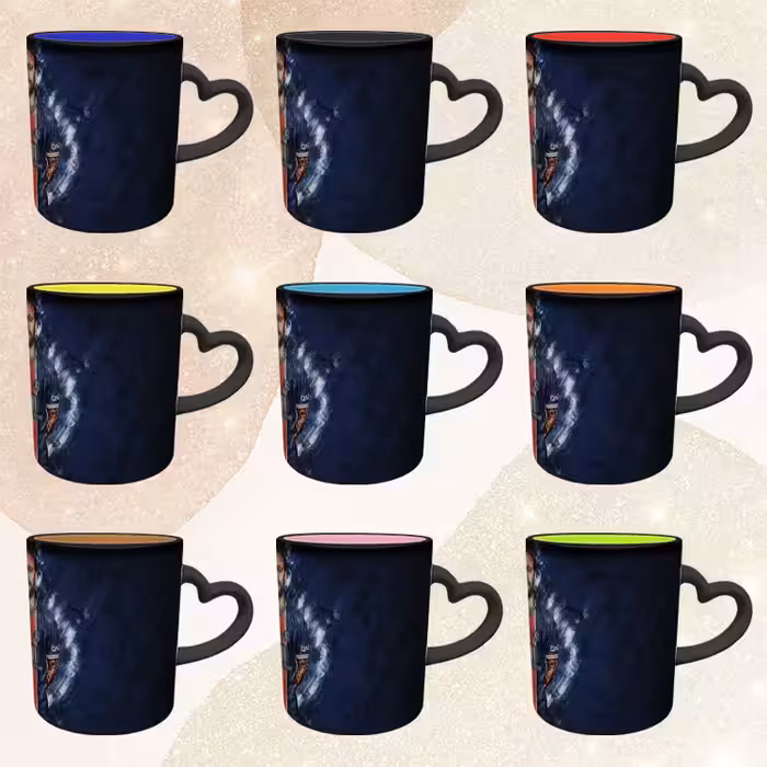 ماگ حرارتی مدل دسته قلبی طرح نیمار کد 54