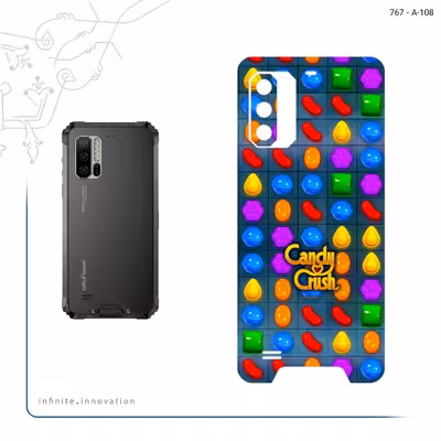 برچسب پوششی ماهوت مدل Candy Crush Game Series مناسب برای گوشی موبایل یولفون Armor 7