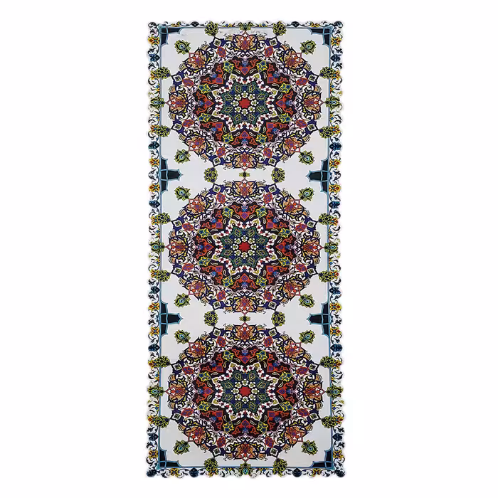 رومیزی کد 71526 به همراه کوسن