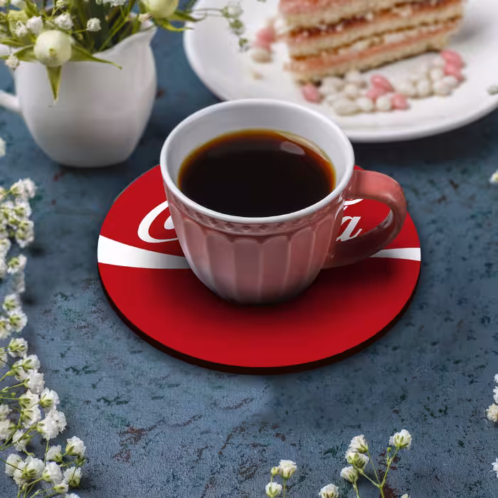 زیر لیوانی لوکسینو مدل کوکاکولا مجموعه 6 عددی