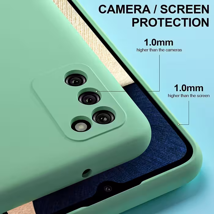 کاور مدل SLCN مناسب برای گوشی موبایل سامسونگ Galaxy A03S به همراه محافظ صفحه نمایش