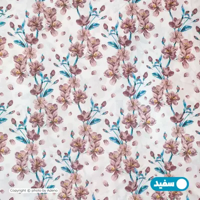 کاور لحاف آدنو مدل زنبق کد IR121 یک نفره سایز 160x220 سانتی متر