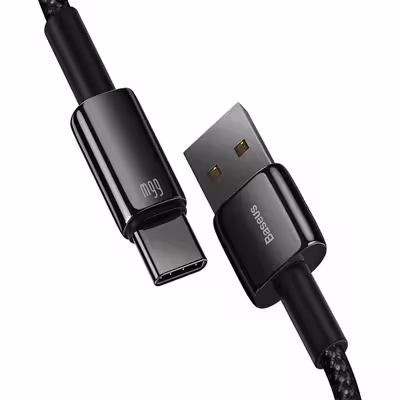 کابل تبدیل USB به USB-C باسئوس مدل CATWJ-B01 طول 1 متر