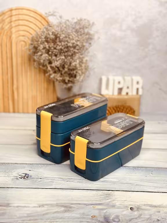 لانچ باکس جمع و جور سه طبقه کد 3994