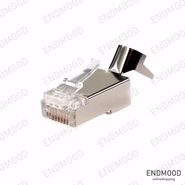 سوکت شبکه شیلددار Cat6 کروبن مدل CRBPL817C6ASS