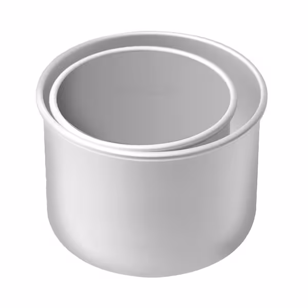 ست قالب مینی کیک لبه بلند قطر 10 و 12 دو عددی موج