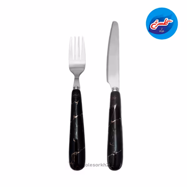 کارد و چنگال سرامیک ام جی اس مشکی