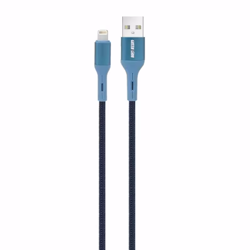 کابل تبدیل USB به لایتنینگ گرین لاین مدل GNBIPHBL طول 1.2 متر
