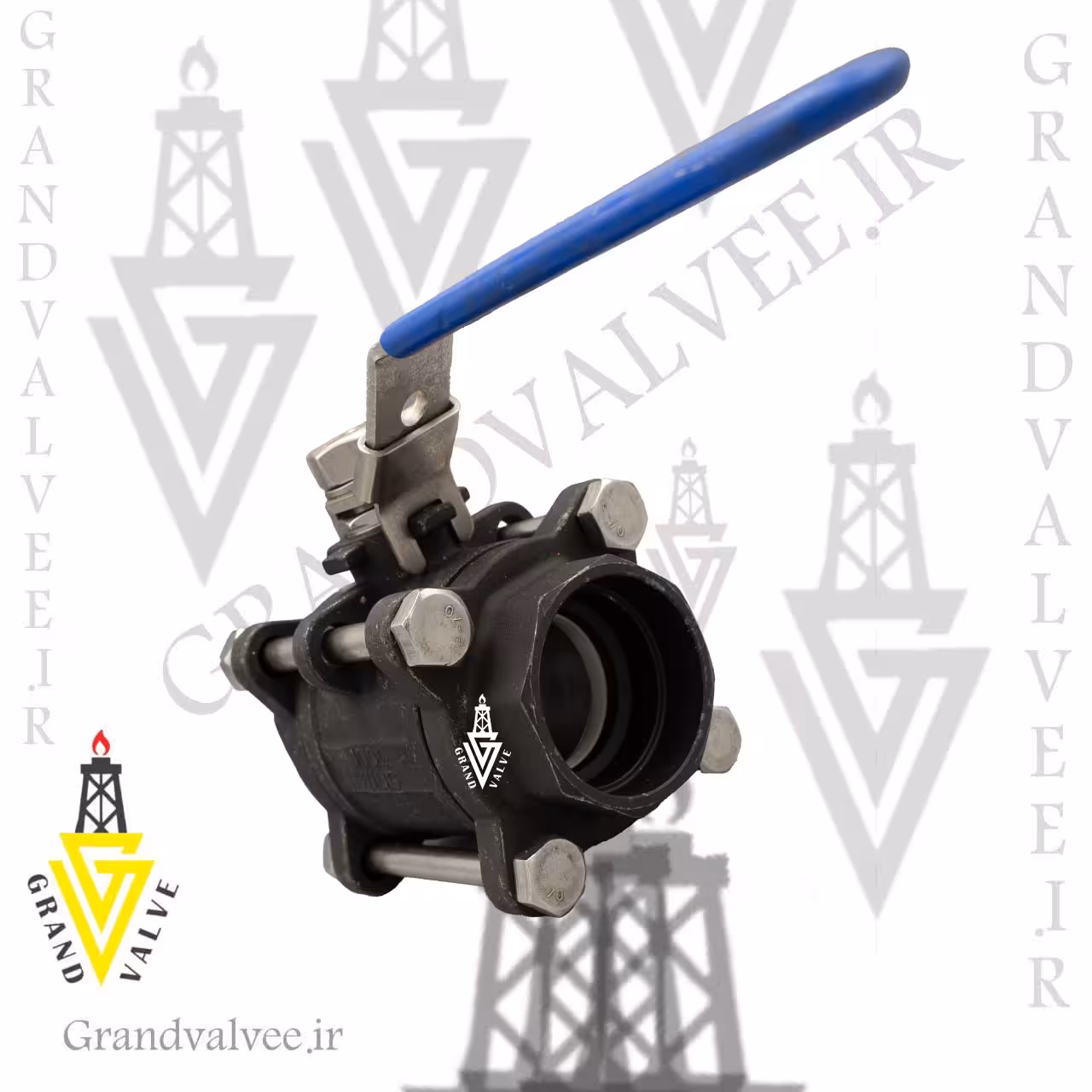 کد:1146 شیرگازی 1000وگ &quot;1 اینچ فولادی سه تیکه رزوه ای