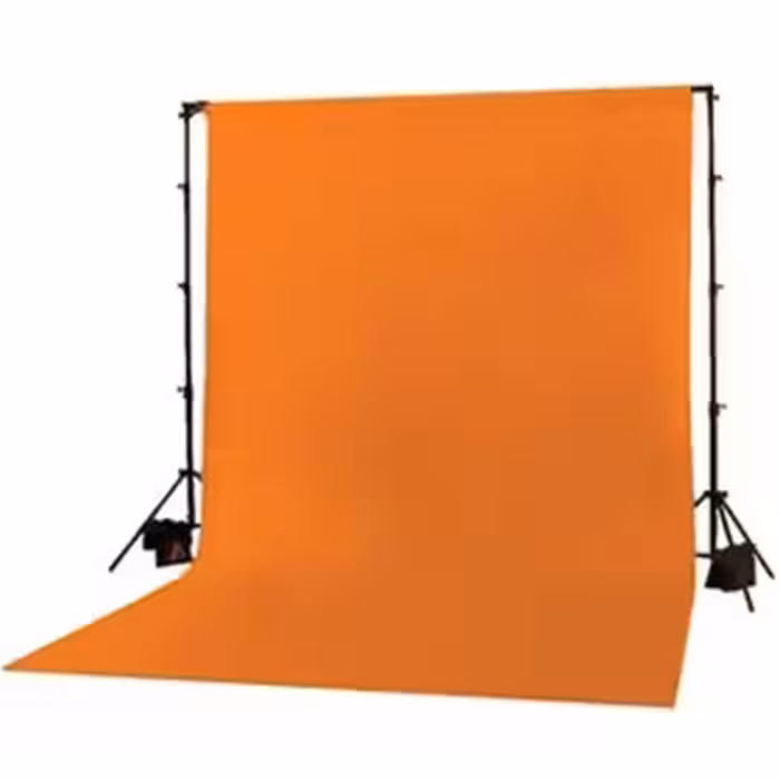 فون بک گراند نارنجی کروماکی Orange Backdrop Chromakey 3×5