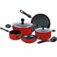 سرویس قابلمه 9 پارچه نچسب پرستیژ Prestige 9 Piece Non-Stick Cookware set قرمز