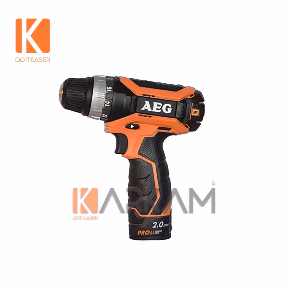 دریل شارژی 12 ولت AEG مدل BBS12C2LI-202KIT1