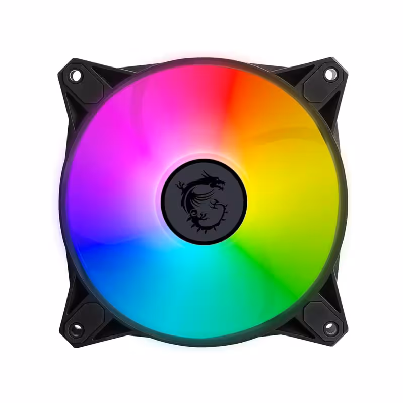 خرید و قیمت فن کیس ام اس ای مدل MPG F120 ARGB-3B