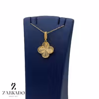 پلاک طلا ونکلیف تراشدار سایز 4 کد P22410