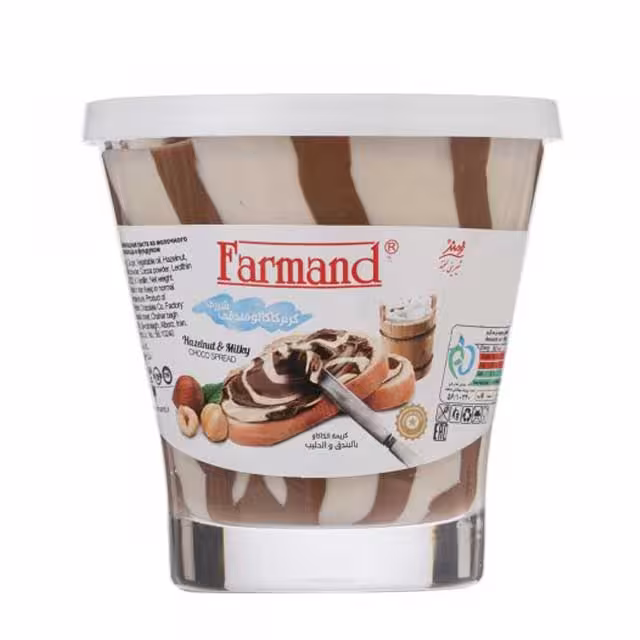 شکلات صبحانه دو رنگ فرمند 100 گرمی