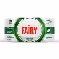 دستمال مرطوب فيري پاك كننده سطوح مدل POWER WIPES بسته 100 عددي