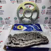 ست دنده ( طبق ) زنجیر جلو و چرخ عقب همراه با زنجیر اپاچی 150 ، 160 و 180 ( اصلی )