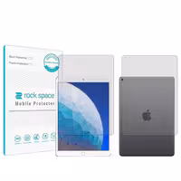 محافظ صفحه نمایش شفاف راک اسپیس مدل Hygel مناسب برای تبلت اپل iPad Air 3 به همراه محافظ پشت تبلت