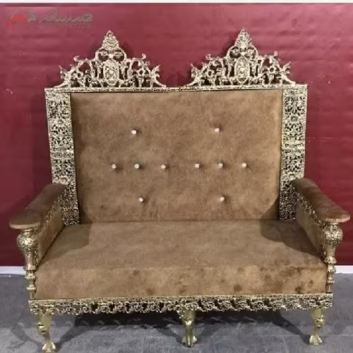 مبلمان 7 در طرح زیبای گل یاس از جنس برنز پر نقش و رنگ ثابت با تنوع رنگ به سلیقه مشتری عزیز