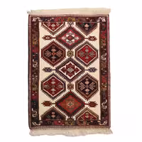 فرش دستباف یک و نیم متری مدل یلمه کد 4030371