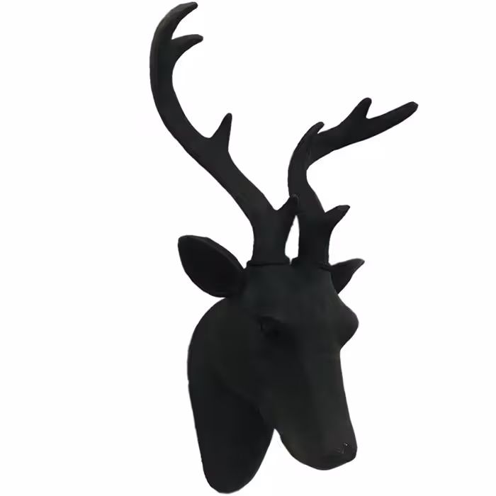 مجسمه طرح کله گوزن مدل غزال 3 شاخ