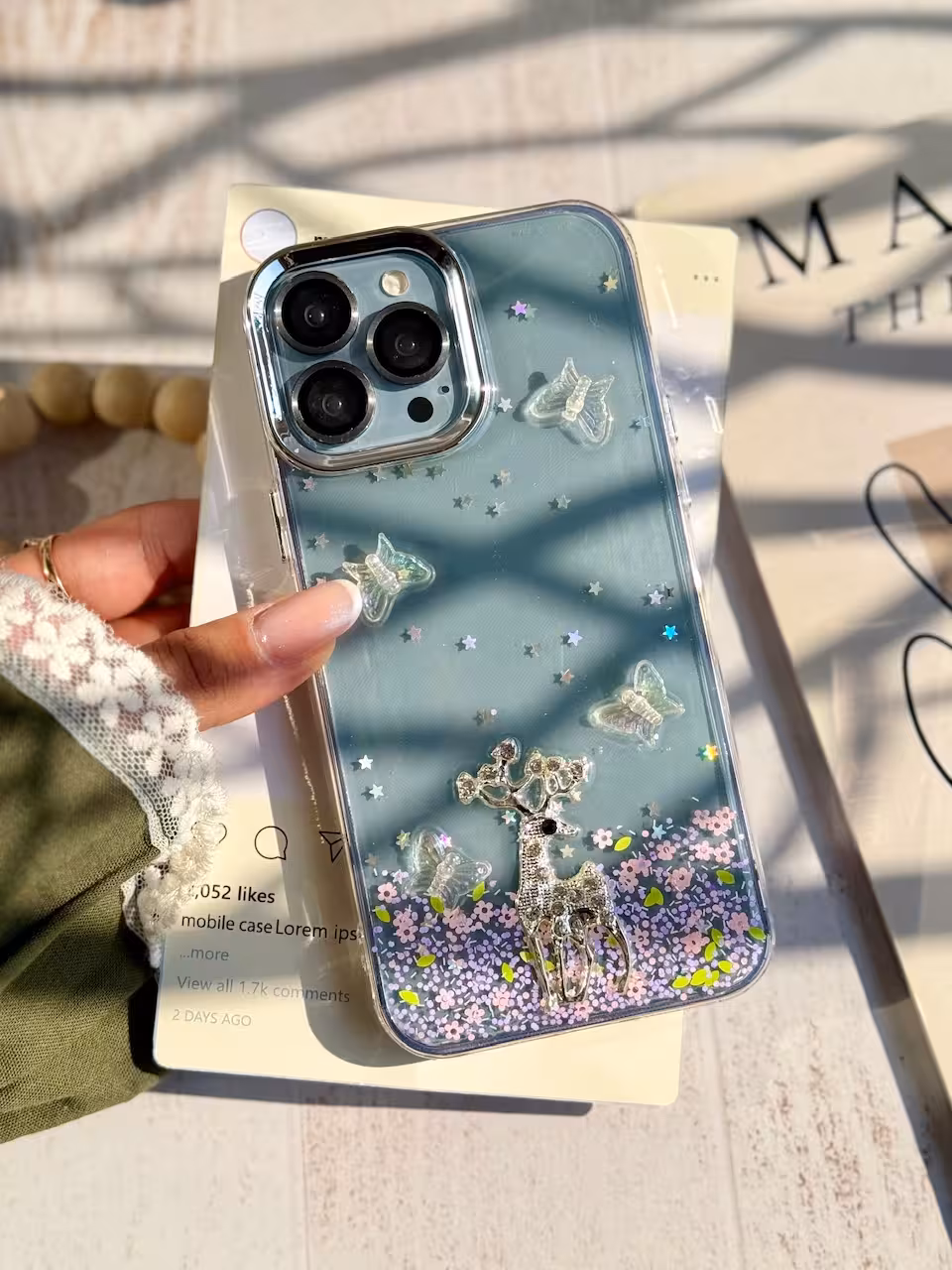 قاب گوزن در جنگل بلورین Deer in Crystal Forest