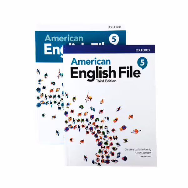 کتاب امریکن انگلیش فایل 5 ویرایش سوم | American English File 5 (SB WB Audio) 3rd Edition | خرید کتاب زبان | خرید لوازم التحریر | چی کتاب | بالاترین تخفیف و ارسال رایگان