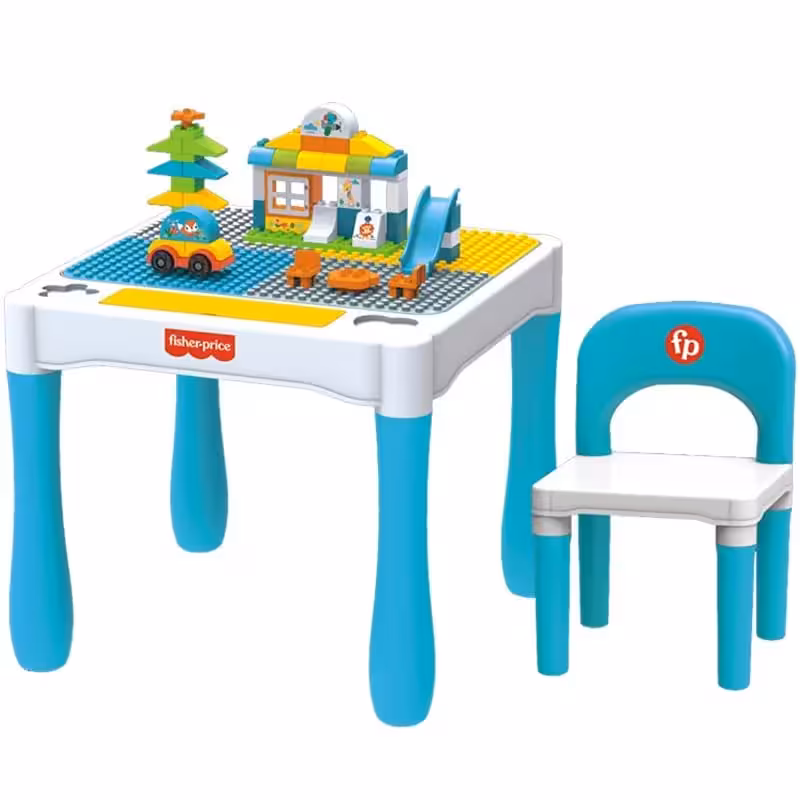 میز لگو بازی 64 تکه فیشر پرایس FISHER PRICE کد 540007