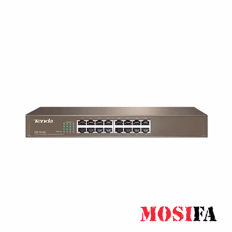 سوئیچ شبکه 16 پورت تندا Tenda TEF1016D