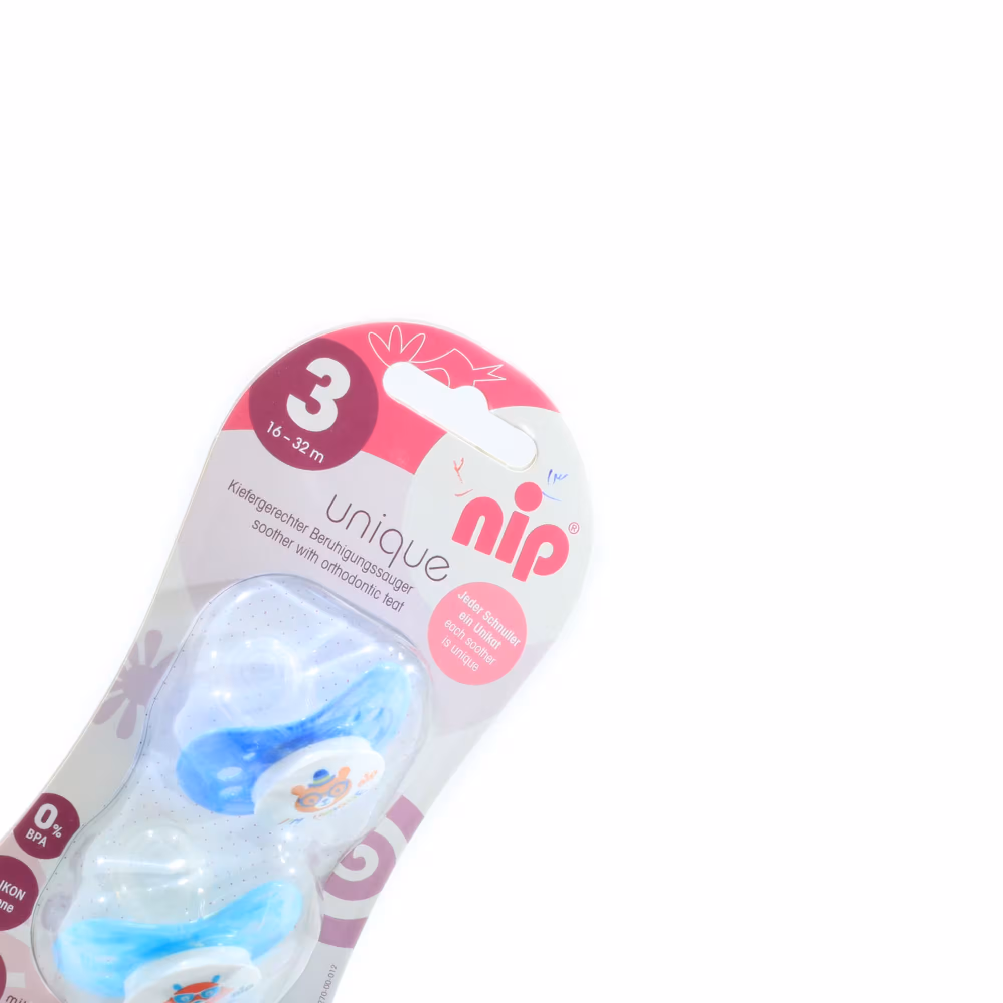 پستانک دوتایی Unique سایز 3 نیپ