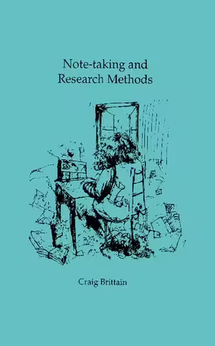 خرید و دانلود نسخه کامل کتاب Note-taking and Research Methods