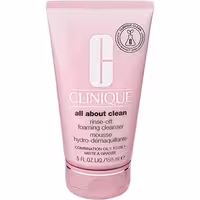 فوم شستشوی صورت مناسب پوست چرب و جوش دار کلینیکClinique All About Clean Rinse-Off Foaming Cleanser