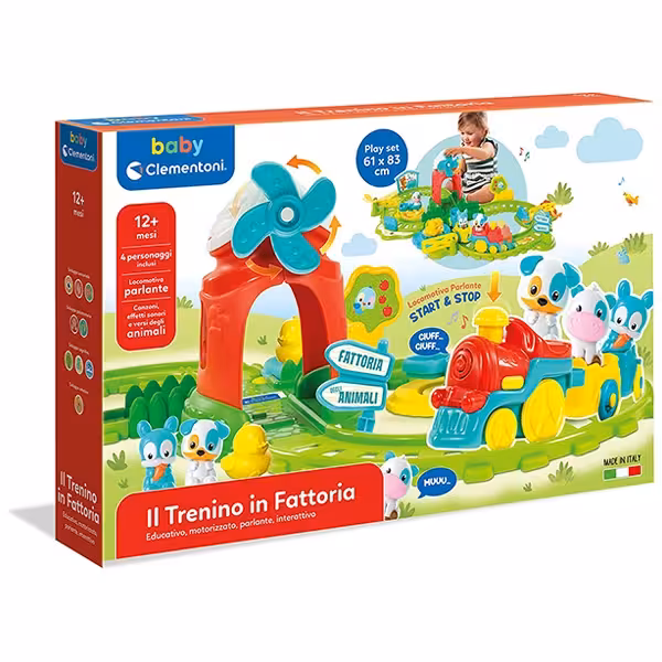 قطار مزرعه Clementoni مدل The Farm Train