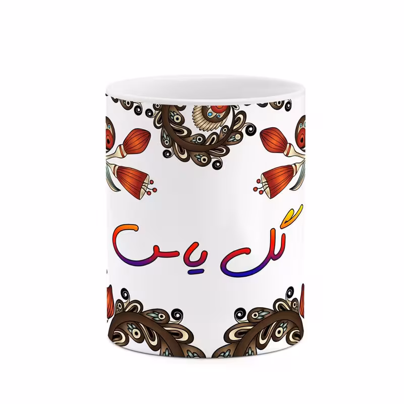 خرید ماگ-لیوان    اسم گل یاس  سنتی گل و بته کد mgh46733