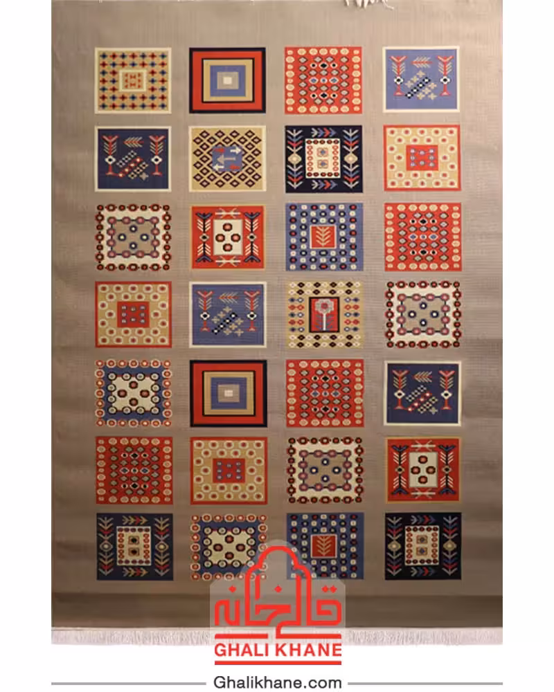 سوپر گلیم ماشینی ستاره کویر یزد کد GB-G073-8533