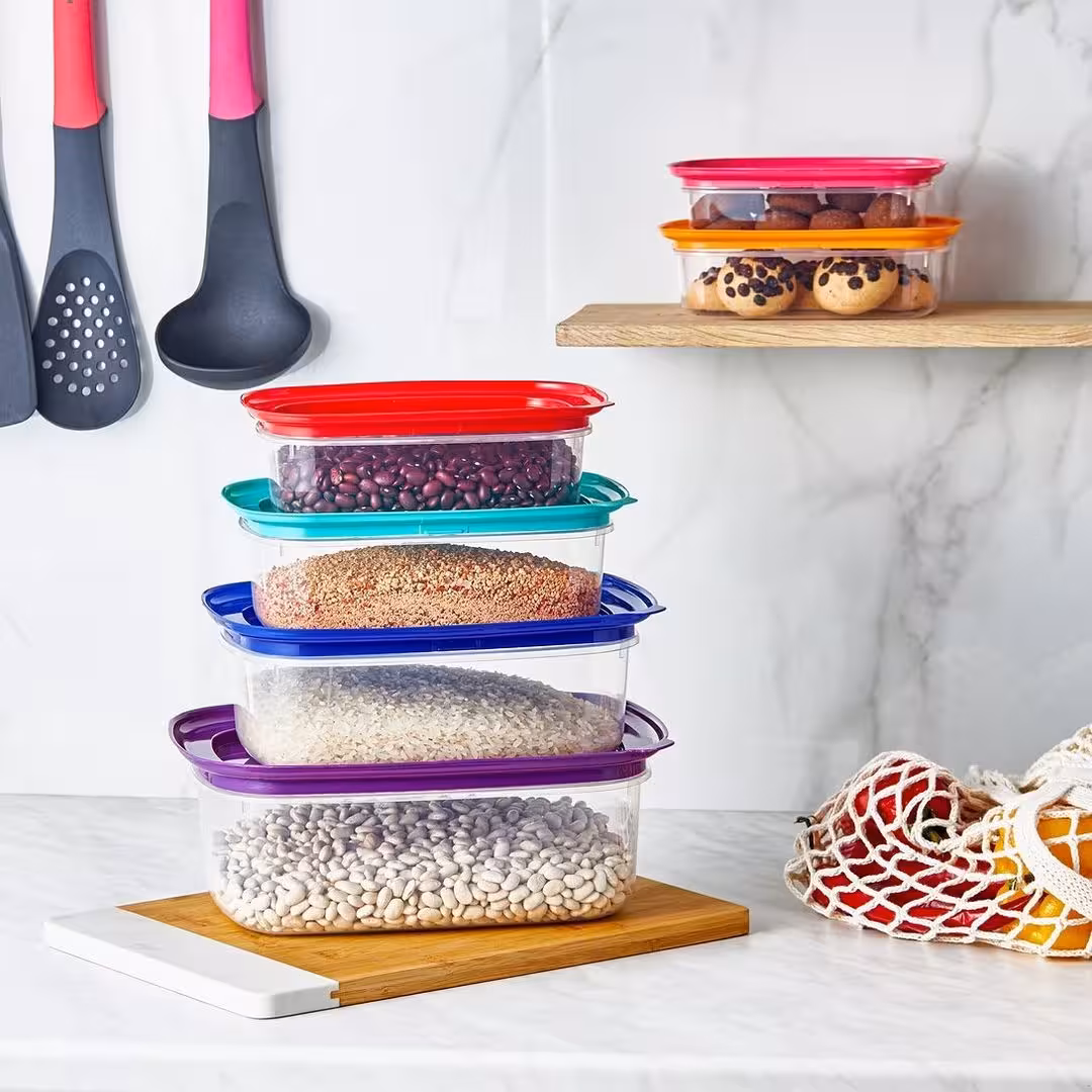 ست 6 عددی ظروف نگهدارنده کاراجا مدل براق