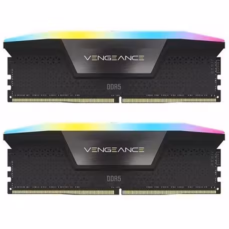 رم کورسیر CORSAIR VENGEANCE RGB 128GB (2x64GB) 6400MT/s CL42 DDR5
