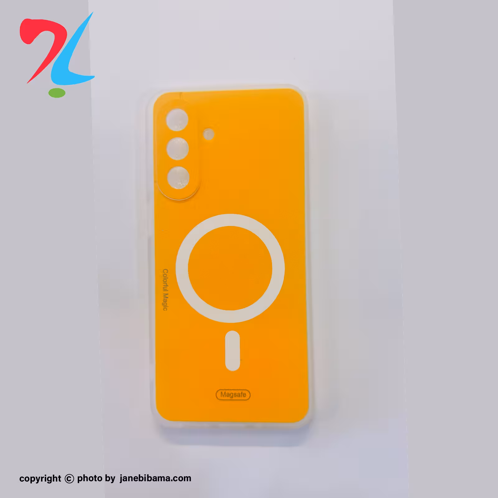 کاور مدل مگ سیف مات مناسب برای موبایل سامسونگ GALAXY a26 -نارنجی