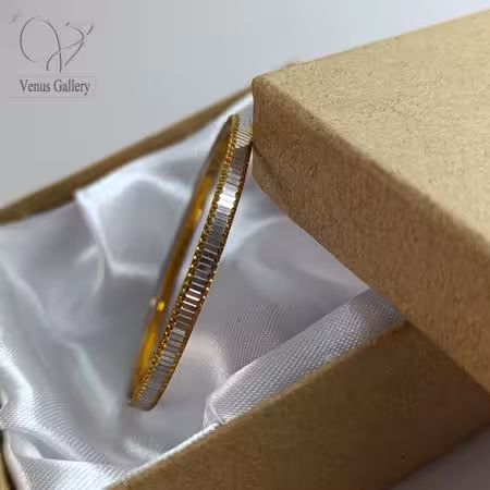 النگو نقره زنانه | دخترانه طرح طلا کد 7160