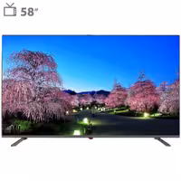 تلویزیون کیو ال ای دی هوشمند جی وی سی مدل QLT58N100 سایز 58 اینچ