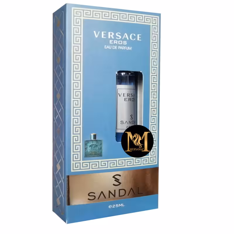 عطر جیبی مردانه صندل مدل ورساچه حجم 25 میلی لیتر