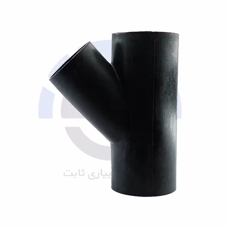 سه راه جوشی 45درجه تبدیلی پلی اتیلن(فاضلابی)
