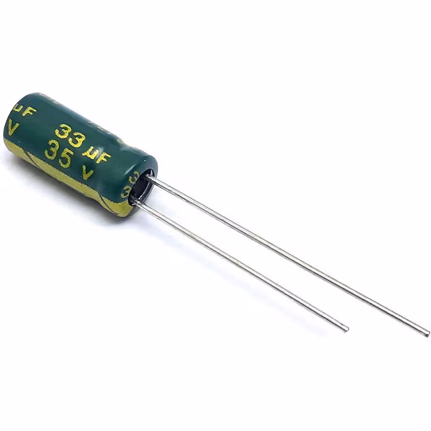 خازن الکترولیتی 47uF/35V سبز JWCO