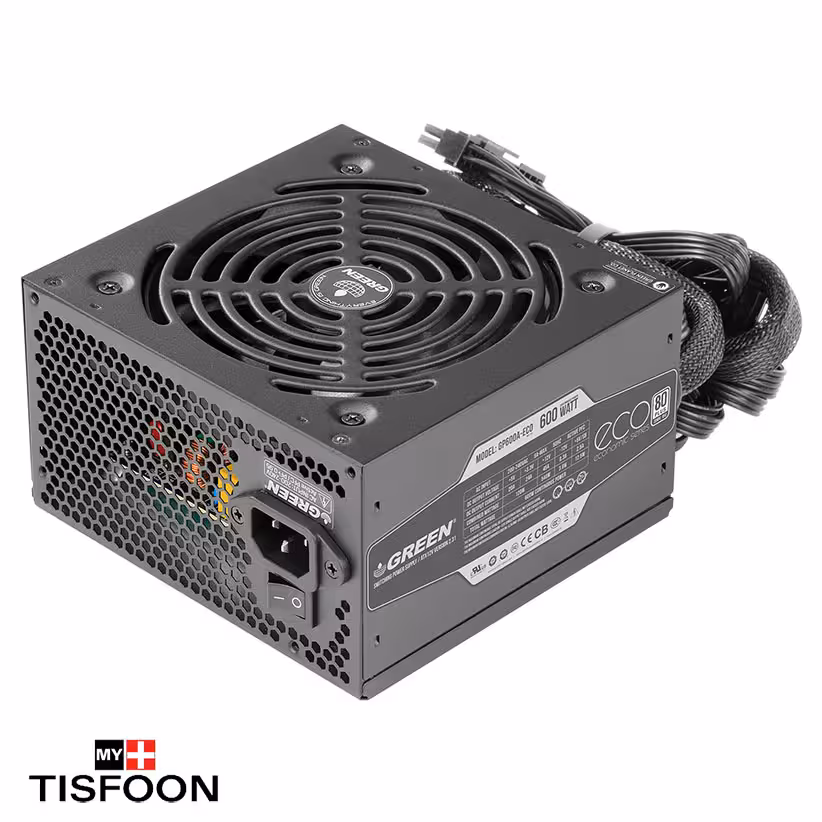 منبع تغذیه کامپیوتر گرین مدل GP600A-ECO