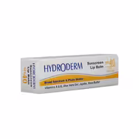 بالم لب ضد آفتاب هیدرودرم، SPF40، حجم 4.5 گرم